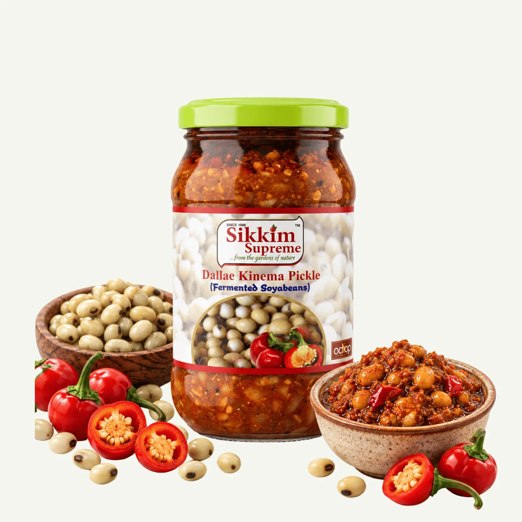 Dalle Kinema with Fermented Soybean