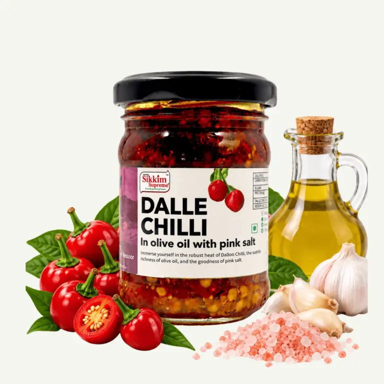 Dalle Chilli in Olive Oil with Pink Salt