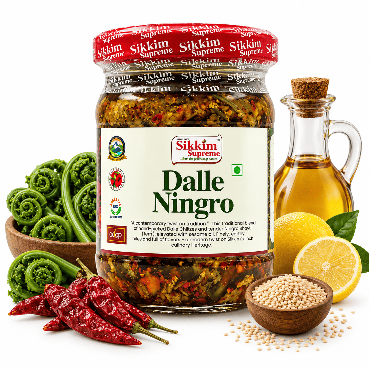 Dalle Ningro in Seaseme Oil - Alternate View